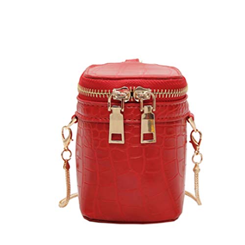 Ladies Backpack Wallet Synthetic Fashion Damen Umhängetasche lässig Schulter (schwarz) von KXQYIKYI