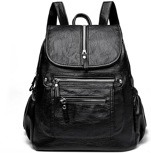 Mehrschichtige Geldbörse, lässiger Reiserucksack, Damen, geräumig, Hauptfach und integrierte Wasserflaschentasche, D. von KXQYIKYI