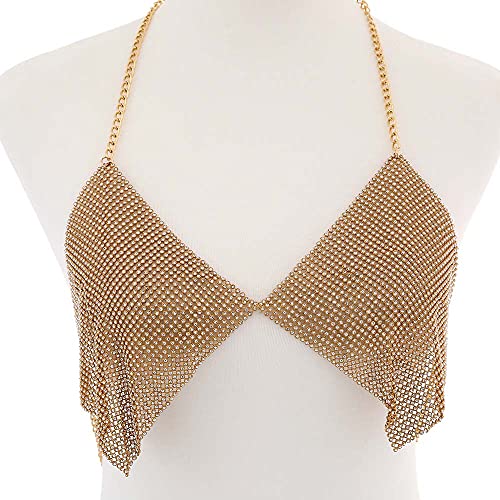 Modekörperkette Kristall Perlenkörperketten Bra Bikini Körperkette Strandparty Frauen Boho Bauchketten Körperketten Halskette Modekörperkette Kristall Perlenkörperketten Bra Bikini Körperkette Strandparty Frauen Boho Bauchketten Körperketten Halskette von KXQYIKYI