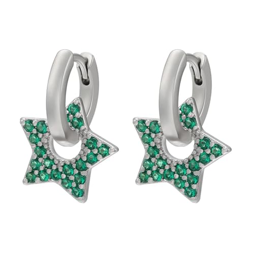 Stud Star Heart Small Hoop Ohrringe Frauen von KXQYIKYI