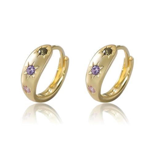 Stud minimalistische Reifenoopringe für Frauen Party Jubiläum von KXQYIKYI