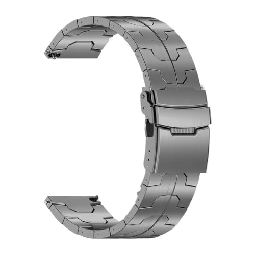 Titanium Metal Band Fit für Amazfit Balance Falcon GTR 4 Smart Watch 22mm Gurt GT 4 46mm Uhr 4 Pro Men Armband von KXQYIKYI