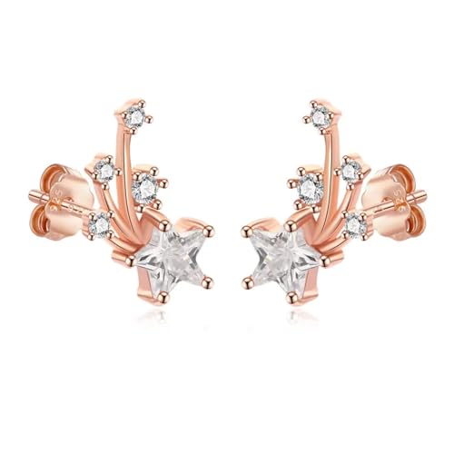 Women Sweet Symmetry Star Stud Ohrringe für Frauen Hochzeitsfeier von KXQYIKYI