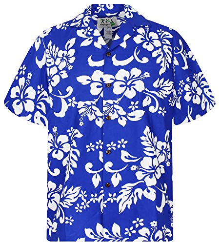 KY's Original Hawaiihemd, 81, Indigo Blau, 3XL von KY's