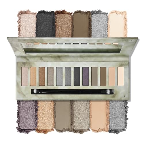 KYDA 12 Color Smokey Grey Eyeshadow Palette, Creamy & Blendable Contouring Eye Shadows, Highly Pigmented Long Lasting Eye Makeup Palette for Natural Makeup KYDA 12 Color Smokey Grey Eyeshadow Palette, Creamy & Blendable Contouring Eye Shadows, Highly Pigmented Long Lasting Eye Makeup Palette for Natural Makeup von KYDA