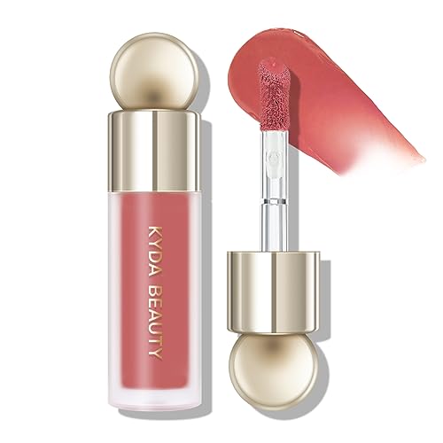 KYDA Cheeks Liquid Blush, Dewy Finish Cream Blush, Natural Looking, Lightweight Breathable, Matte Liquid Blush Makeup, Silky Smooth Creamy Formula,Highly Pigmented,Long-wearing,Perfectly onto Skin von KYDA