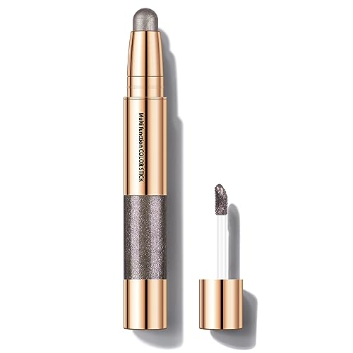 KYDA Dual-Ended Highlighting Eye Shadow Stick, 2-in-1 Liquid Eyeshadow Stick, Crayon Eyeshadow Stick, Langlebig, Wasserfest, Multifunktionaler Makeup Stick, Für Augen, Gesicht, Körper-#06 von KYDA