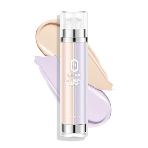 KYDA Farben Correct Primer Makeup, Lila, Farbkorrektierende BB Creme, Gesichts-Make-up-Primer, Ölkontrolle und feuchtigkeitsspendende Hautfarbe, Aufhellende Primer Concealer Foundation, Radiance Skin von KYDA