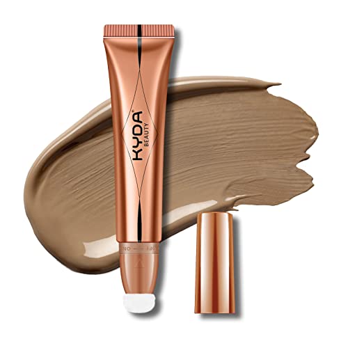 KYDA Contour Beauty Stick, flüssiger Gesichts-Concealer mit Kissen-Applikator, hohe Deckkraft, natürliches, mattes Finish, langanhaltender, natürlicher&Super seidiger Konturenstift,0,6 fl.oz-#2 von KYDA