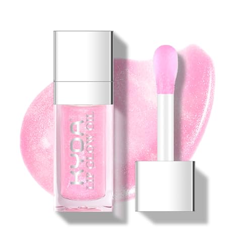 KYDA Hydrating Lip Glow Oil, Moisturizing Transparent Plumping Lip Gloss, Lip Oil Tinted for Lip Care and Dry Lips(#009 Pearl Shimmer) von KYDA