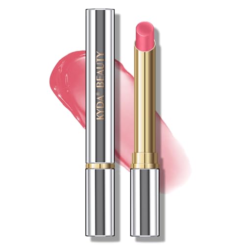 KYDA Tinted Lip Balm, Hydrating Sheer Formula Lipstick, Natural Glossy Finish, Lasting Moisturizing Lip Care Balm for Dry Lips (Rose Candy) von KYDA