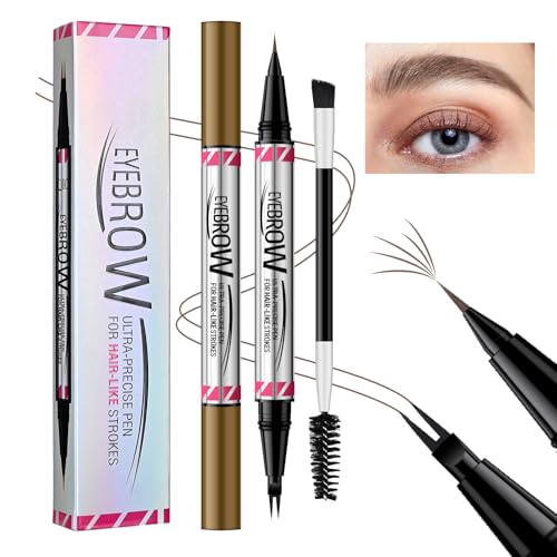 KYDA Two Tips Eyebrow Pen, 2-in-1 Dual-Ended Ultra-fine Eyebrow Eyeliner Pencil for Natural Hair-Like Brows, Waterproof Lasting Long Day Precise Brow-Tip-02#Brown KYDA Two Tips Eyebrow Pen, 2-in-1 Dual-Ended Ultra-fine Eyebrow Eyeliner Pencil for Natural Hair-Like Brows, Waterproof Lasting Long Day Precise Brow-Tip-02#Brown von KYDA