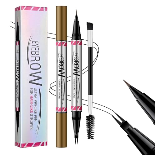 KYDA Two Tips Eyebrow Pen, 2-in-1 Dual-Ended Ultra-fine Eyebrow Eyeliner Pencil for Natural Hair-Like Brows, Waterproof Lasting Long Day Precise Brow-Tip-05#Black KYDA Two Tips Eyebrow Pen, 2-in-1 Dual-Ended Ultra-fine Eyebrow Eyeliner Pencil for Natural Hair-Like Brows, Waterproof Lasting Long Day Precise Brow-Tip-05#Black von KYDA