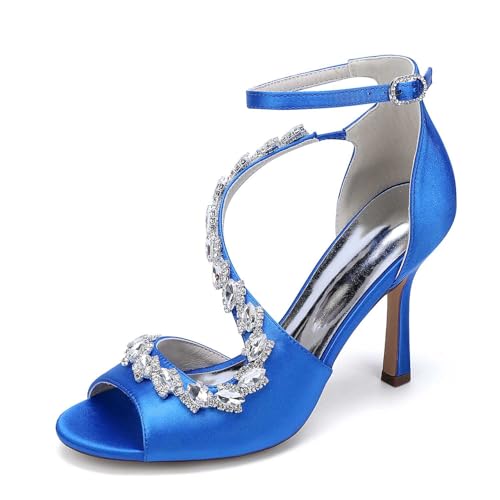 Rundzehen-Kitten-Heels Mit Offener Spitze Und Strasssteinen, High Heels Für Damen Mit Fesselriemchen, Party- Und Hochzeitsmode-Schuhe, Geschenke Für Damen Rundzehen-Kitten-Heels Mit Offener Spitze Und Strasssteinen, High Heels Für Damen Mit Fesselriemchen, Party- Und Hochzeitsmode-Schuhe, Geschenke Für Damen von KYEGLO