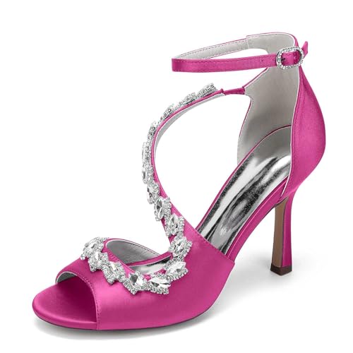 Rundzehen-Kitten-Heels Mit Offener Spitze Und Strasssteinen, High Heels Für Damen Mit Fesselriemchen, Party- Und Hochzeitsmode-Schuhe, Geschenke Für Damen Rundzehen-Kitten-Heels Mit Offener Spitze Und Strasssteinen, High Heels Für Damen Mit Fesselriemchen, Party- Und Hochzeitsmode-Schuhe, Geschenke Für Damen von KYEGLO