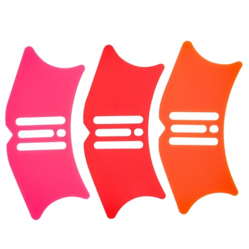 Nasenkontur Schablonen 3pcs Silikon Nosetour -Kontur Schablone Multifunktionales Augen -Make -up -Hilfsmittel für Make -up von KYEQATY