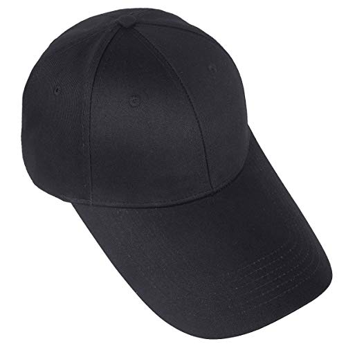 KYEYGWO Baumwolle Baseball Cap für Herren und Damen, Classic Verstellbar Baseballkappe Einfarbig Casual Mützen von KYEYGWO