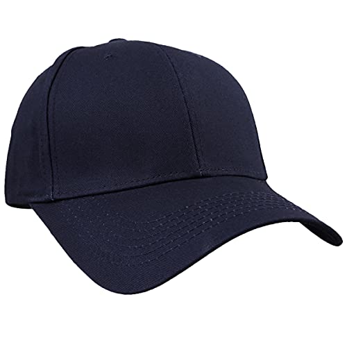 KYEYGWO Baumwolle Baseball Cap für Männer Frau, einstellbare Solid Color 6 Panel Sport Hut Hip Hop Caps von KYEYGWO