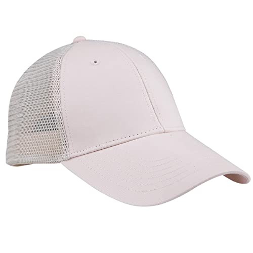 KYEYGWO Halb Atmungsaktive Mesh Baseball Cap aus Baumwolle, Verstellbar Einfarbig Baseballkappe Outdoor Sonnenhut Freizeit Sportmütze Klassisch Baseballmütze für Herren und Damen, Khaki von KYEYGWO