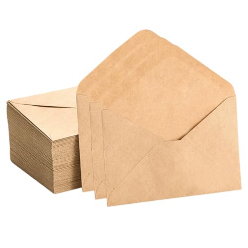 KYLOS 50X Brief-Umschläge In Eukalyptus-Grün - 120 G/M² - Kuverts In Din B6 Format 125 X 176 Mm - Nassklebung Ohne Fenster Briefumschläge von KYLOS