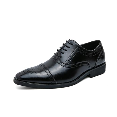 KYOESCAI Anzugschuhe Herren Hochzeitsschuhe Schnürhalbschuhe Klassischer Business Derby Oxford Brogue Schuhe,Schwarz,48 EU KYOESCAI Anzugschuhe Herren Hochzeitsschuhe Schnürhalbschuhe Klassischer Business Derby Oxford Brogue Schuhe,Schwarz,48 EU von KYOESCAI