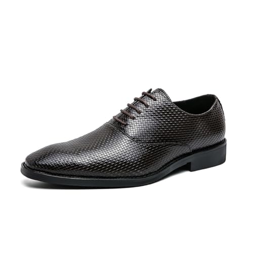 KYOESCAI Braun Anzugschuhe Herren Schnürhalbschuhe Klassischer Business Derby Oxford Hochzeit Schuhe,Braun,38 EU KYOESCAI Braun Anzugschuhe Herren Schnürhalbschuhe Klassischer Business Derby Oxford Hochzeit Schuhe,Braun,38 EU von KYOESCAI
