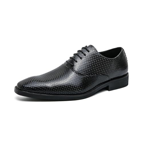 KYOESCAI Braun Anzugschuhe Herren Schnürhalbschuhe Klassischer Business Derby Oxford Hochzeit Schuhe,Schwarz,45 EU KYOESCAI Braun Anzugschuhe Herren Schnürhalbschuhe Klassischer Business Derby Oxford Hochzeit Schuhe,Schwarz,45 EU von KYOESCAI