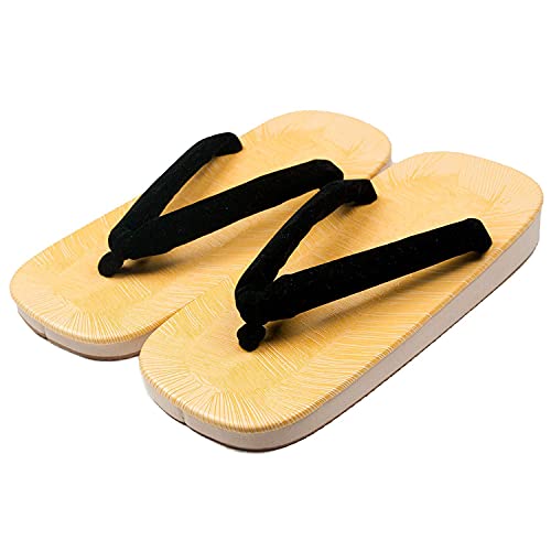 KYOETSU Herren Japanische Setta Zori Sandalen mit Schaumstoffpolstersohle, 39-38, schwarz, 39.5 EU KYOETSU Herren Japanische Setta Zori Sandalen mit Schaumstoffpolstersohle, 39-38, schwarz, 39.5 EU von KYOETSU