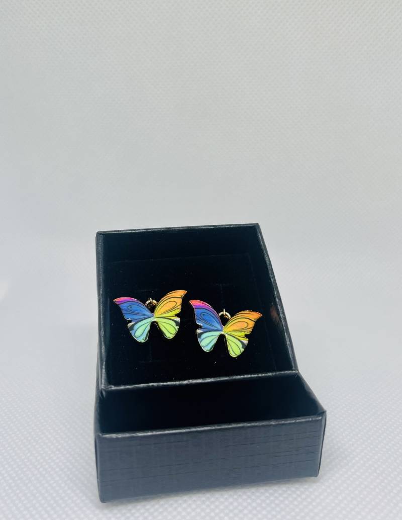 Schmetterling Ohrringe Vergoldet Schmetterling Ohrringe Vergoldet von KYRAMakeItShine