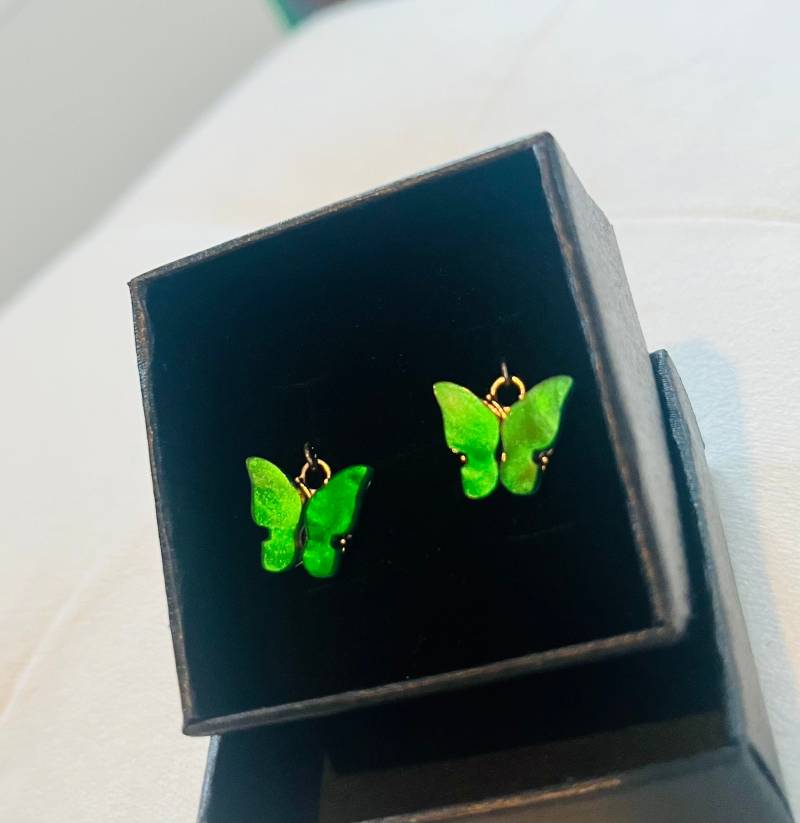 Schmetterling Ohrringe Schmetterling Ohrringe von KYRAMakeItShine