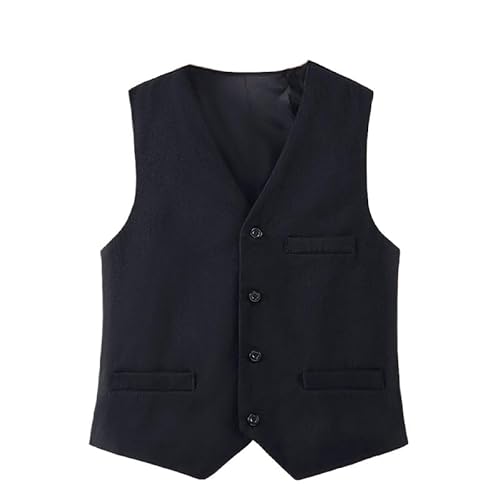 Anzugweste für Damen,Damen Weste, Komplett Gefüttert, Vintage, Elegant, V Ausschnitt, Anzugweste, Oberteile mit Taschen, Kurze Ärmellose Blazer, Jacken, Einreihig, Button Down Oberteile, Schwarz, Anzugweste für Damen,Damen Weste, Komplett Gefüttert, Vintage, Elegant, V Ausschnitt, Anzugweste, Oberteile mit Taschen, Kurze Ärmellose Blazer, Jacken, Einreihig, Button Down Oberteile, Schwarz, von KYUERWK