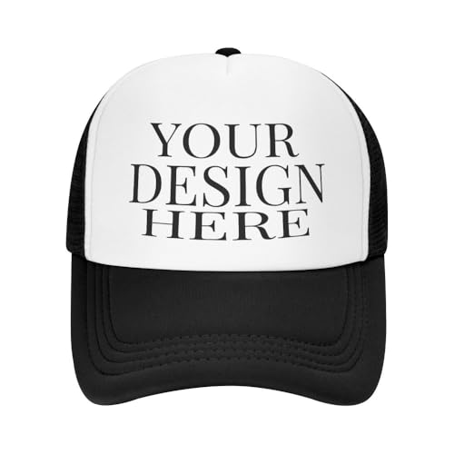 KYZMZ Benutzerdefinierte Hüte Großhandelspreis für Männer Personalisierte Trucker-Hüte Baseball-Cap Fügen Sie Ihr eigenes Bild/Text/Logo hinzu von KYZMZ