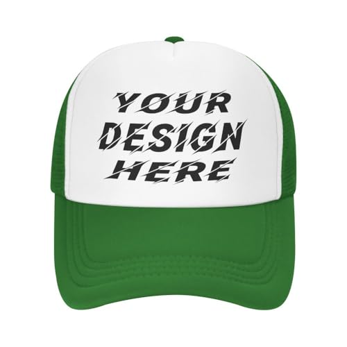 KYZMZC Custom Trucker Hat mit Text-Logo. Entwerfen Sie Ihre eigenen Hüte für Männer. Custom Hat von KYZMZ