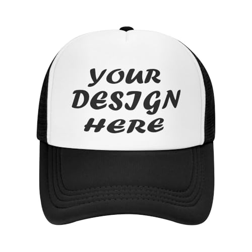 KYZMZC Custom Trucker Hat mit Text-Logo. Entwerfen Sie Ihre eigenen Hüte für Männer. Custom Hat von KYZMZ