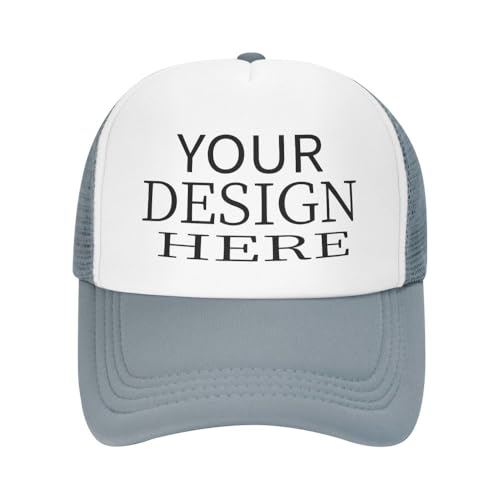 KYZMZC Personalisierte Baseballkappe - Maßgeschneiderter Hut. Gestalten Sie Ihren eigenen Hut. Fügen Sie Logo/Text/Foto hinzu. Maßgeschneiderter Hut für Männer und Frauen. von KYZMZ