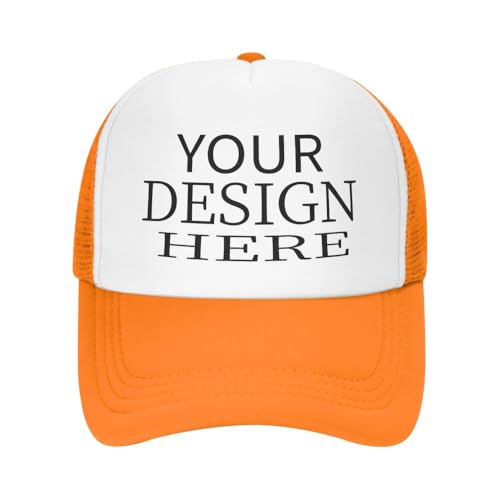 KYZMZC Personalisierte Baseballkappe - Maßgeschneiderter Hut. Gestalten Sie Ihren eigenen Hut. Fügen Sie Logo/Text/Foto hinzu. Maßgeschneiderter Hut für Männer und Frauen. von KYZMZ