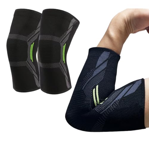 Ellenbogenbandage für Damen/Herren, Tennisarm Bandage, Bandage Ellenbogen für Sport, Armbandage Herren und Damen, M von KZAQW