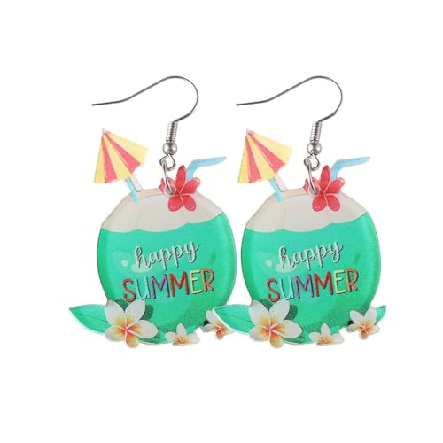 Hawaiianische tropische Acryl-Ohrringe, Bohemia, Cocktail-Getränke, Tropfen-Ohrringe für Frauen, niedlicher Flamingo, Hochlandkuh, Harz-Ohrringe, Sommer-Strand-Schmuck, Acryl, Kein Edelstein Hawaiianische tropische Acryl-Ohrringe, Bohemia, Cocktail-Getränke, Tropfen-Ohrringe für Frauen, niedlicher Flamingo, Hochlandkuh, Harz-Ohrringe, Sommer-Strand-Schmuck, Acryl, Kein Edelstein von KZL