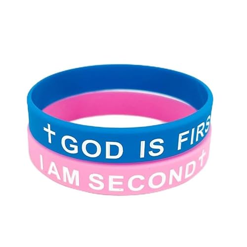 KZL Inspirierende Armbänder, christlicher Glaube, Gummi-Armbänder für Damen und Herren, gravierte Bibelversen, Kreuz, Silikon-Armband, religiöser Schmuck, Geschenk-Set, 6 Stück KZL Inspirierende Armbänder, christlicher Glaube, Gummi-Armbänder für Damen und Herren, gravierte Bibelversen, Kreuz, Silikon-Armband, religiöser Schmuck, Geschenk-Set, 6 Stück von KZL