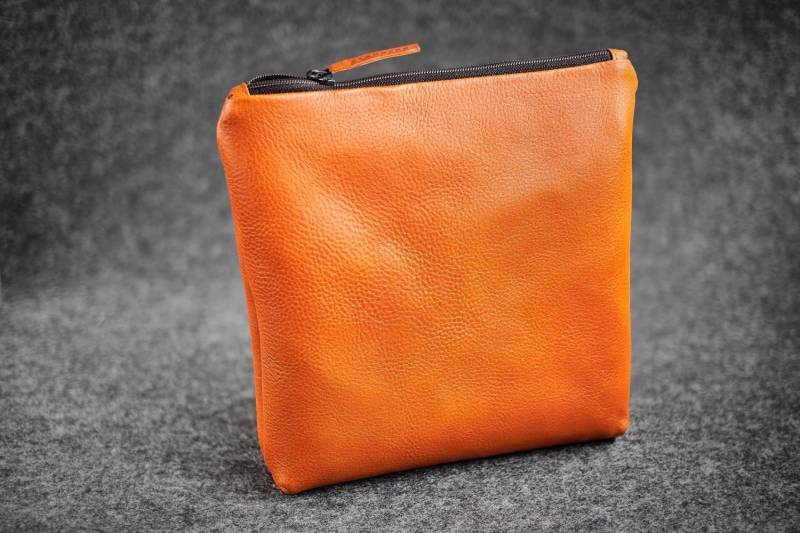 Gepolsterte Kopfhörer Ledertasche Handgemacht von KZNR