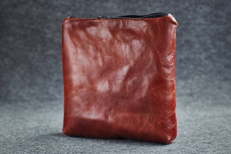 Gepolsterte Kopfhörertasche Aus Leder Handgefertigt von KZNR