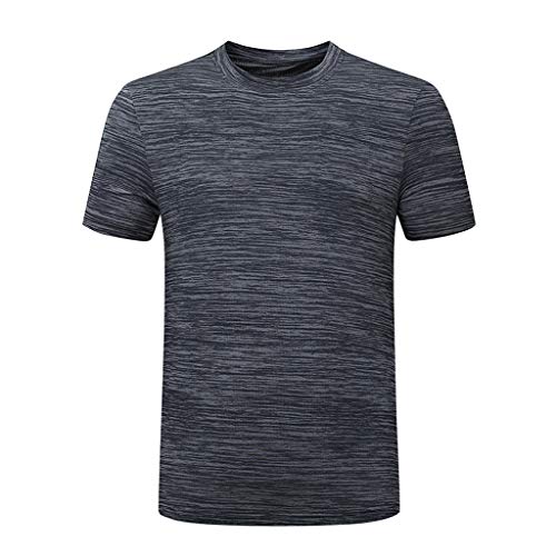 KZXITIRY Herren Funktionsshirt Mesh Sportshirt Atmungsaktiv Laufshirt Trainingsshirt Workout Mann Sportwear Sportbekleidung Training T-Shirt Gym Herren Fitness T-Shirts Super Trainingsgefühl von KZXITIRY