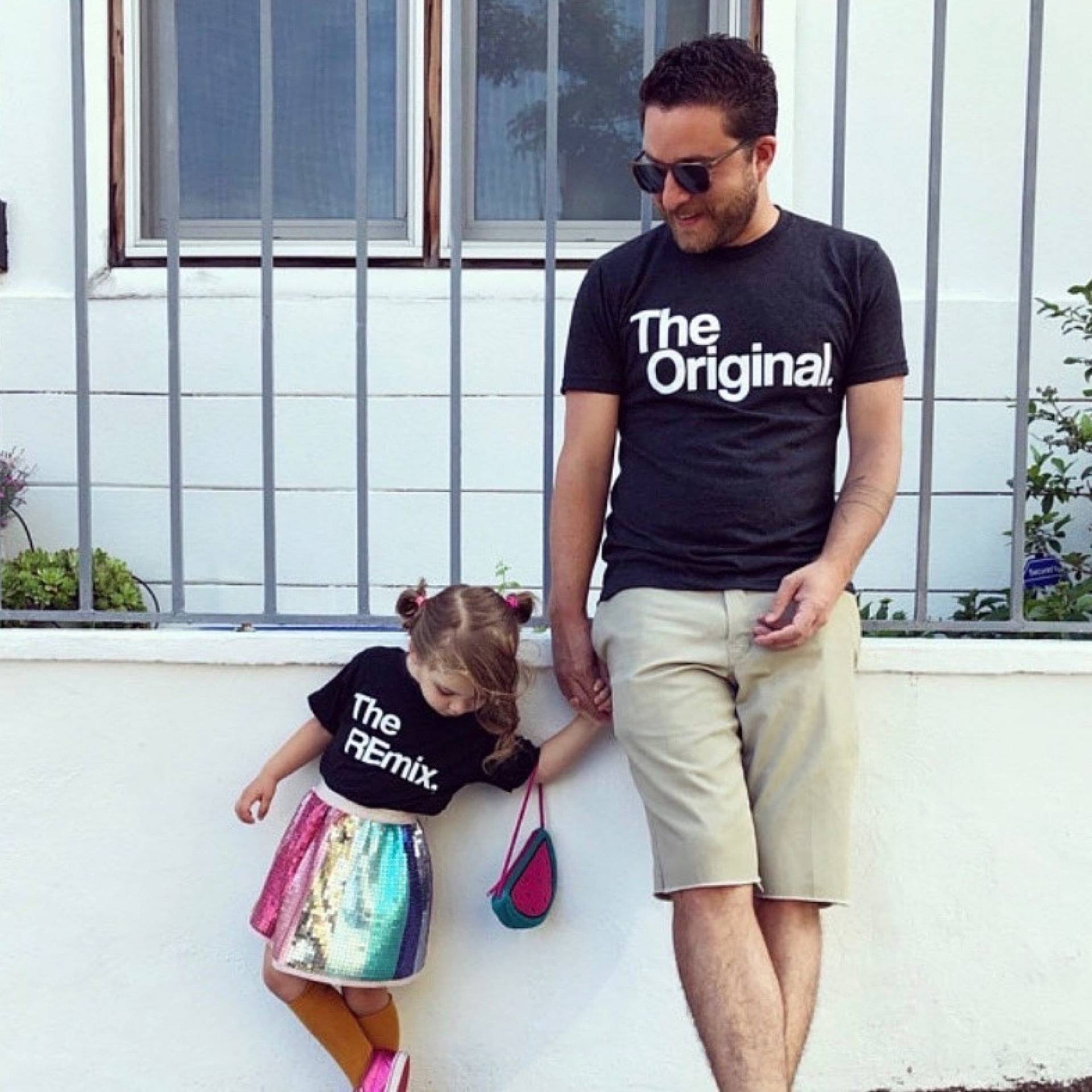 Das Original The Remix ® | Vater Tochter Shirts Daddys Girl Papa Und Baby Mädchen Geschenk Für Kleines Dad Of Girls Passende von KaAnsDesigns