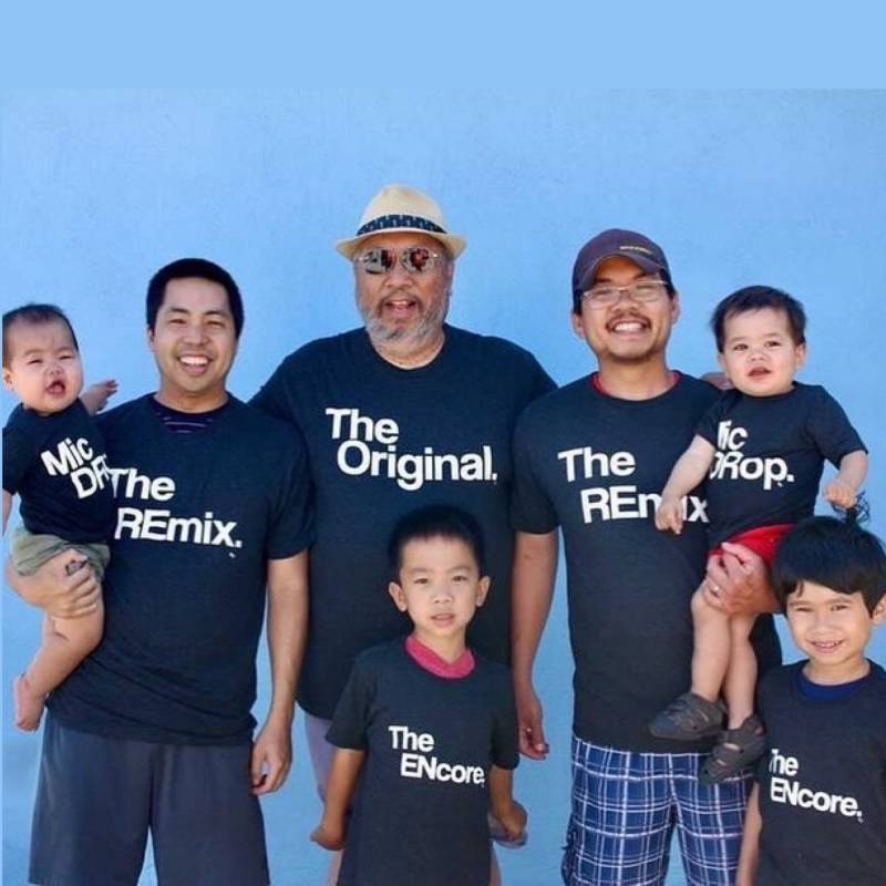 Generation T-Shirts, Passendes Familien-Set The Original, Remix, Encore, Reunion von KaAnsDesigns