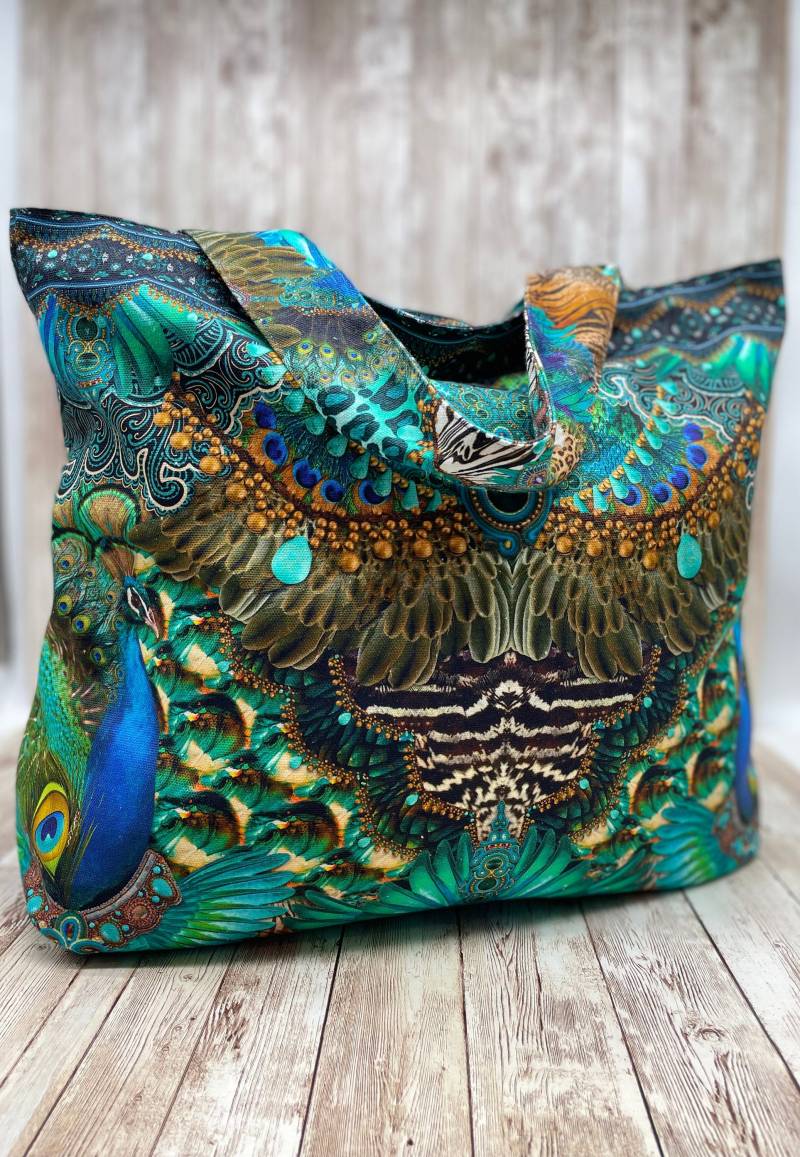 Shopper Canvas, Wendetasche, Strandtasche Shopper Canvas, Wendetasche, Strandtasche von KaMaMiArtundDesign