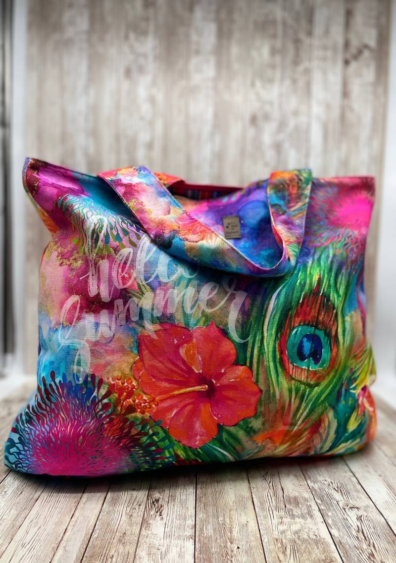 Shopper Canvas, Wendetasche, Strandtasche Shopper Canvas, Wendetasche, Strandtasche von KaMaMiArtundDesign