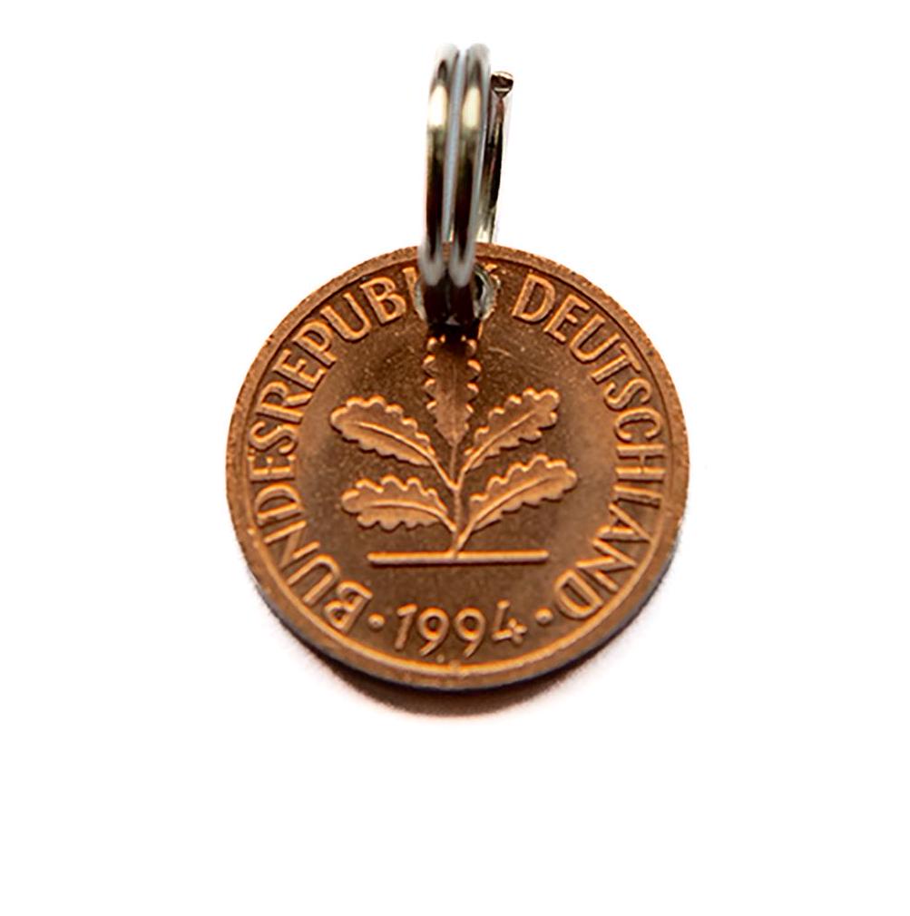 1994 31. Geburtstag, 1 Glück Pfennig Hochzeitstag Vatertag Persönliches Geschenk Zum Einzug Schlüsselanhänger Ostern Muttertag 1994 31. Geburtstag, 1 Glück Pfennig Hochzeitstag Vatertag Persönliches Geschenk Zum Einzug Schlüsselanhänger Ostern Muttertag von KaOck