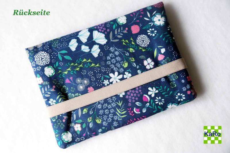 Mutterpasshülle Auch Mit 2 Fächer Personalisiert, Mutterpass Hülle, Mutter Kind Pass, Schutzhülle Mutterpass, Versandfertig, Stoff Blau/Grau von KaRoVonKathrin