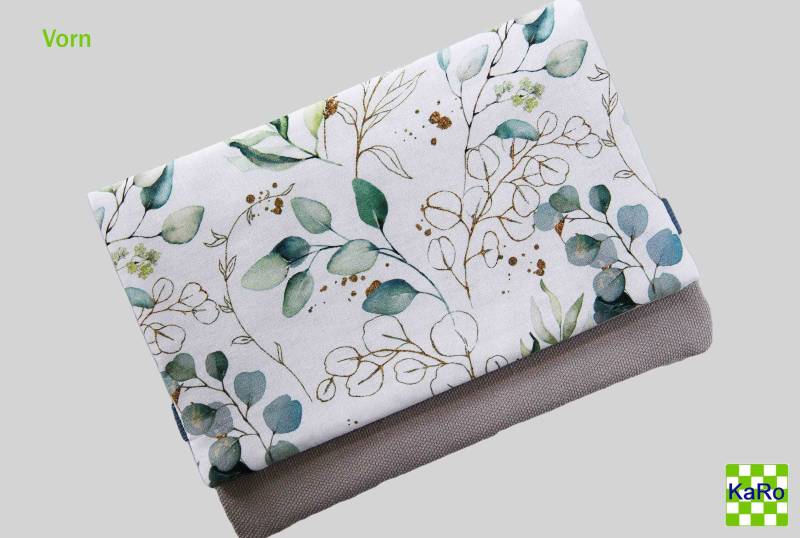 Mutterpasshülle Auch Mit 2 Fächer Personalisiert, Mutterpass Hülle, Mutterpass, Mutter Kind Pass, Schutzhülle Stoff Eukalyptus von KaRoVonKathrin