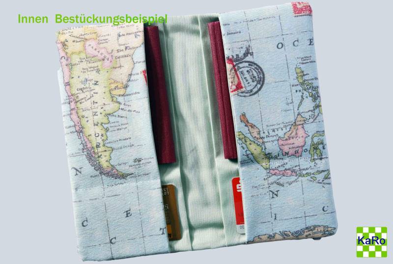 Reisepassetui/Taschenorganizer Verandfertig von KaRoVonKathrin